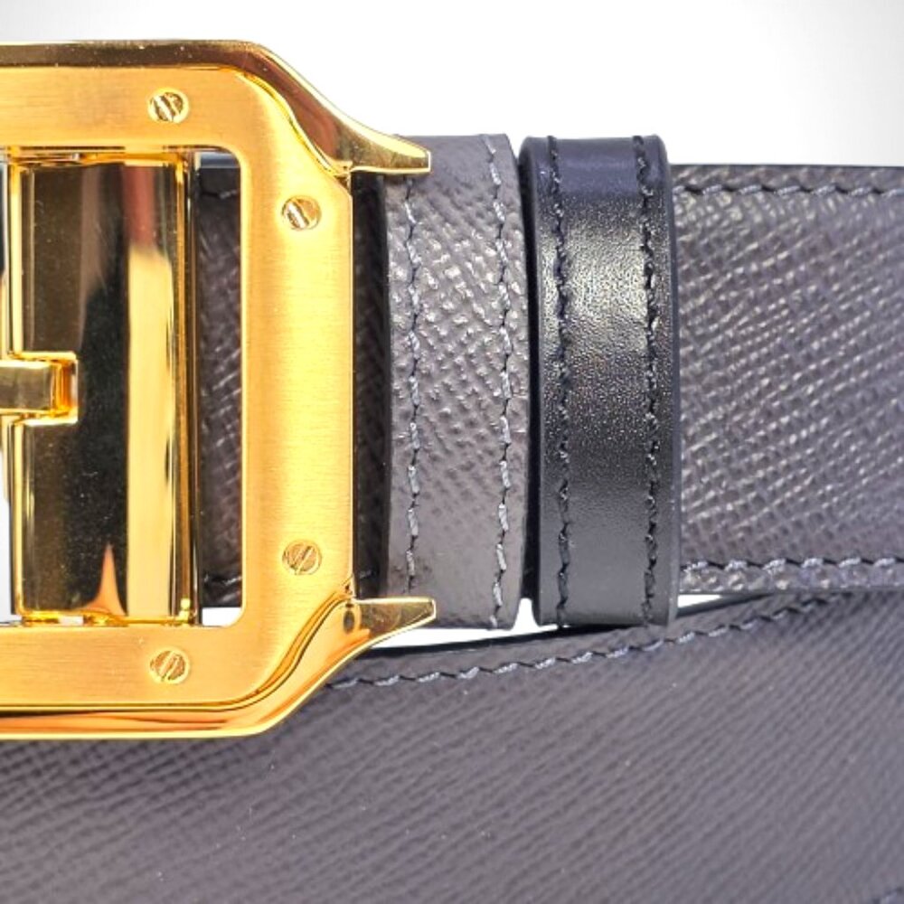 Cartier Santos-Style Belt – Gold Buckle – 40mm - Picture 3 of 9